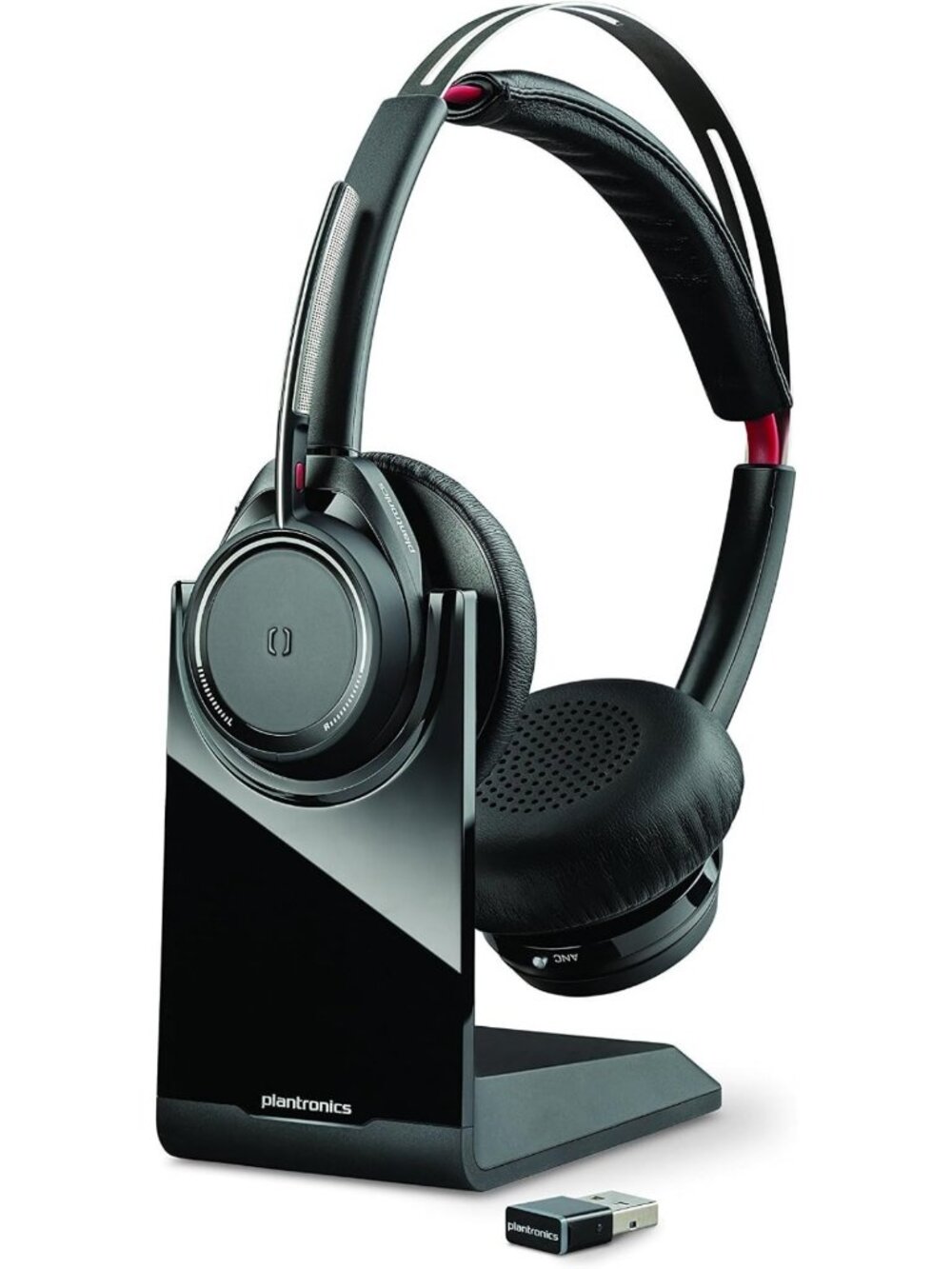 Wireless Bluetooth Headset with Noise-Canceling Mic, USB Connectivity, Renewed